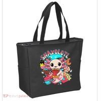 Cute Axolotl Lover Snaxolotl Food Sweets Tote Bag thumb 2