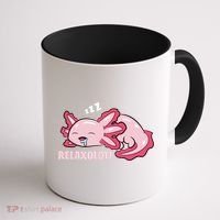 Cute Axolotl Lover Mexican Salamander Relaxolotl Gift Coffee Mug thumb 1