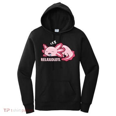 Cute Axolotl Lover Mexican Salamander Relaxolotl Gift Women's Hoodie