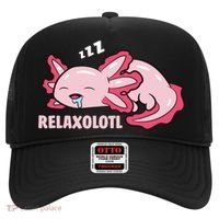 Cute Axolotl Lover Mexican Salamander Relaxolotl Gift Hat thumb 0