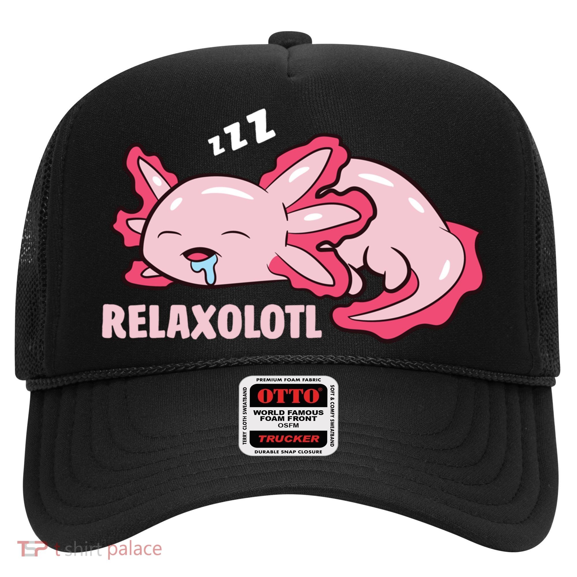 Cute Axolotl Lover Mexican Salamander Relaxolotl Gift Hat