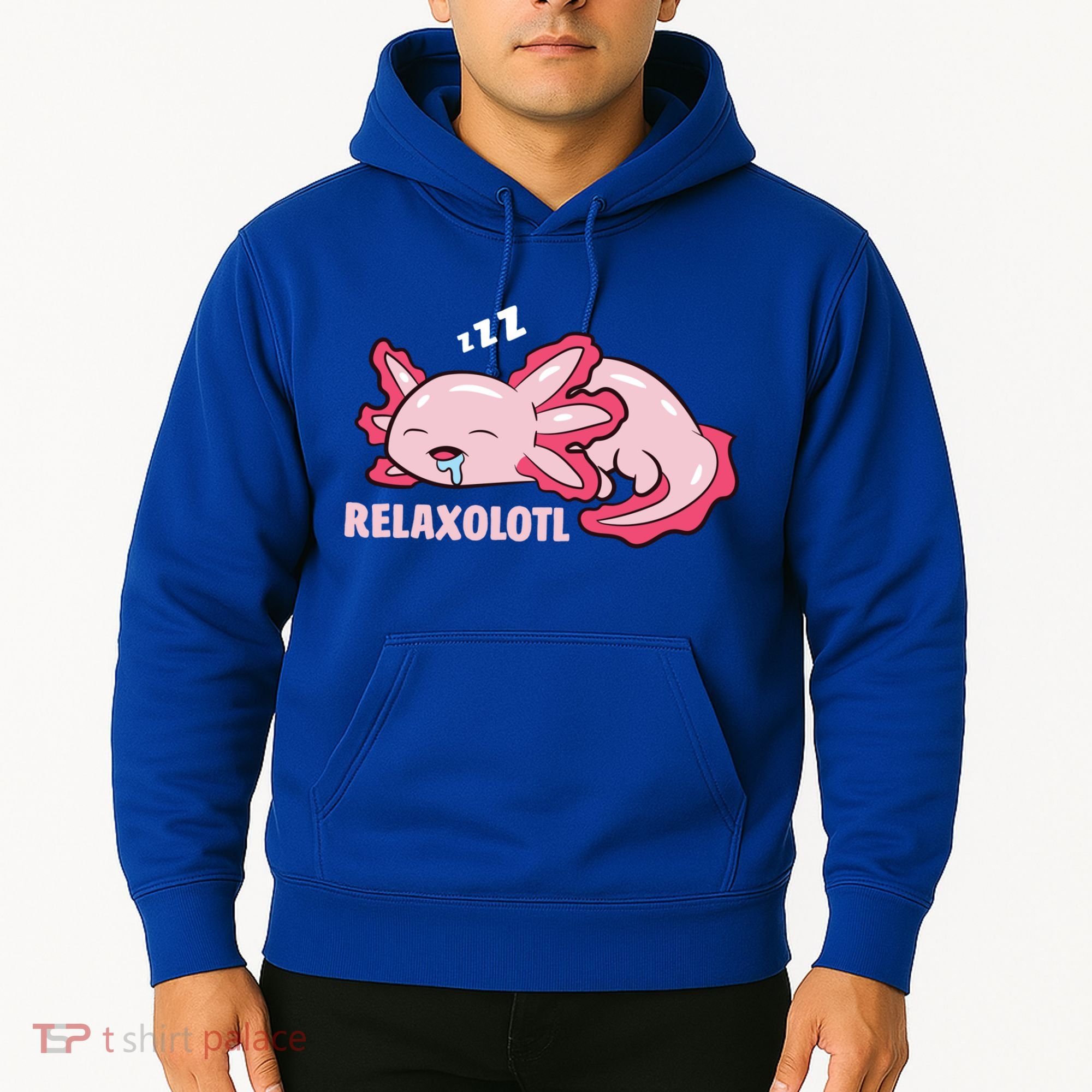 Cute Axolotl Lover Mexican Salamander Relaxolotl Gift Hoodie