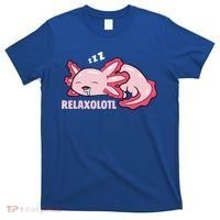 Cute Axolotl Lover Mexican Salamander Relaxolotl Gift T-Shirt thumb 0
