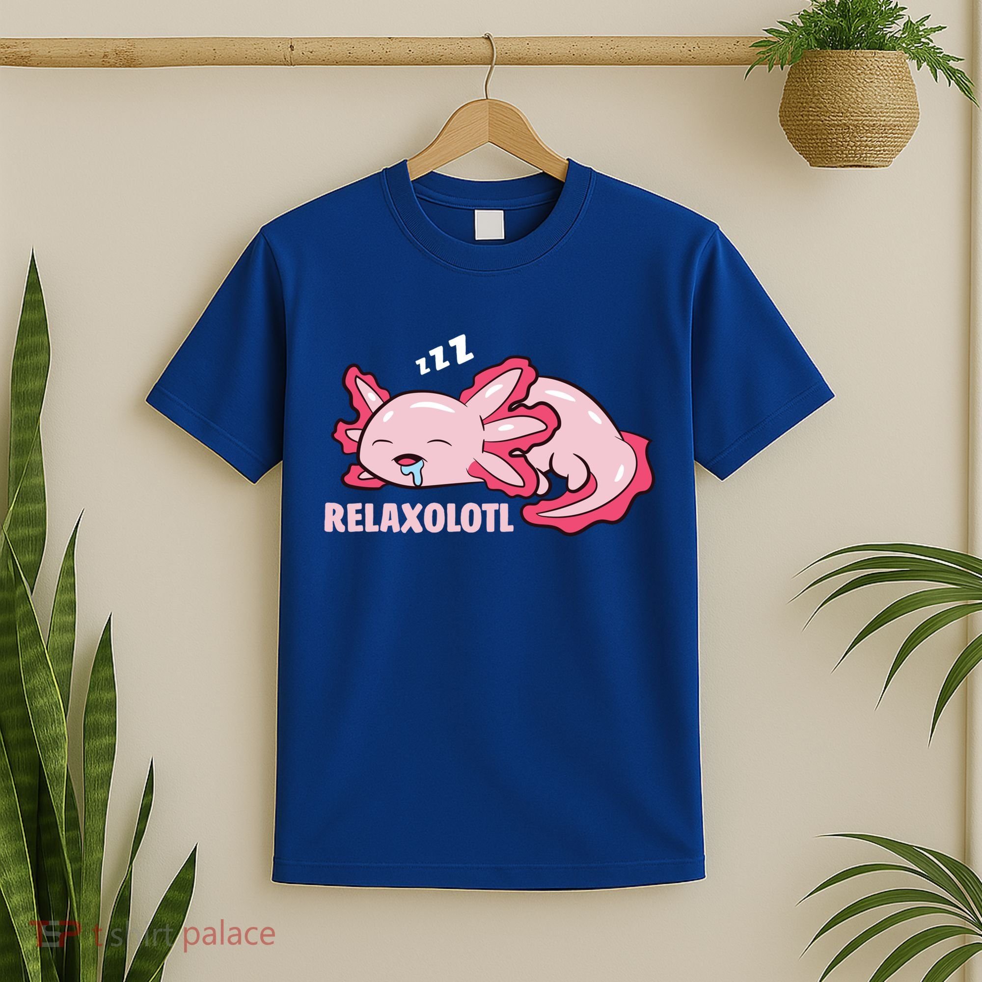 Cute Axolotl Lover Mexican Salamander Relaxolotl Gift T-Shirt