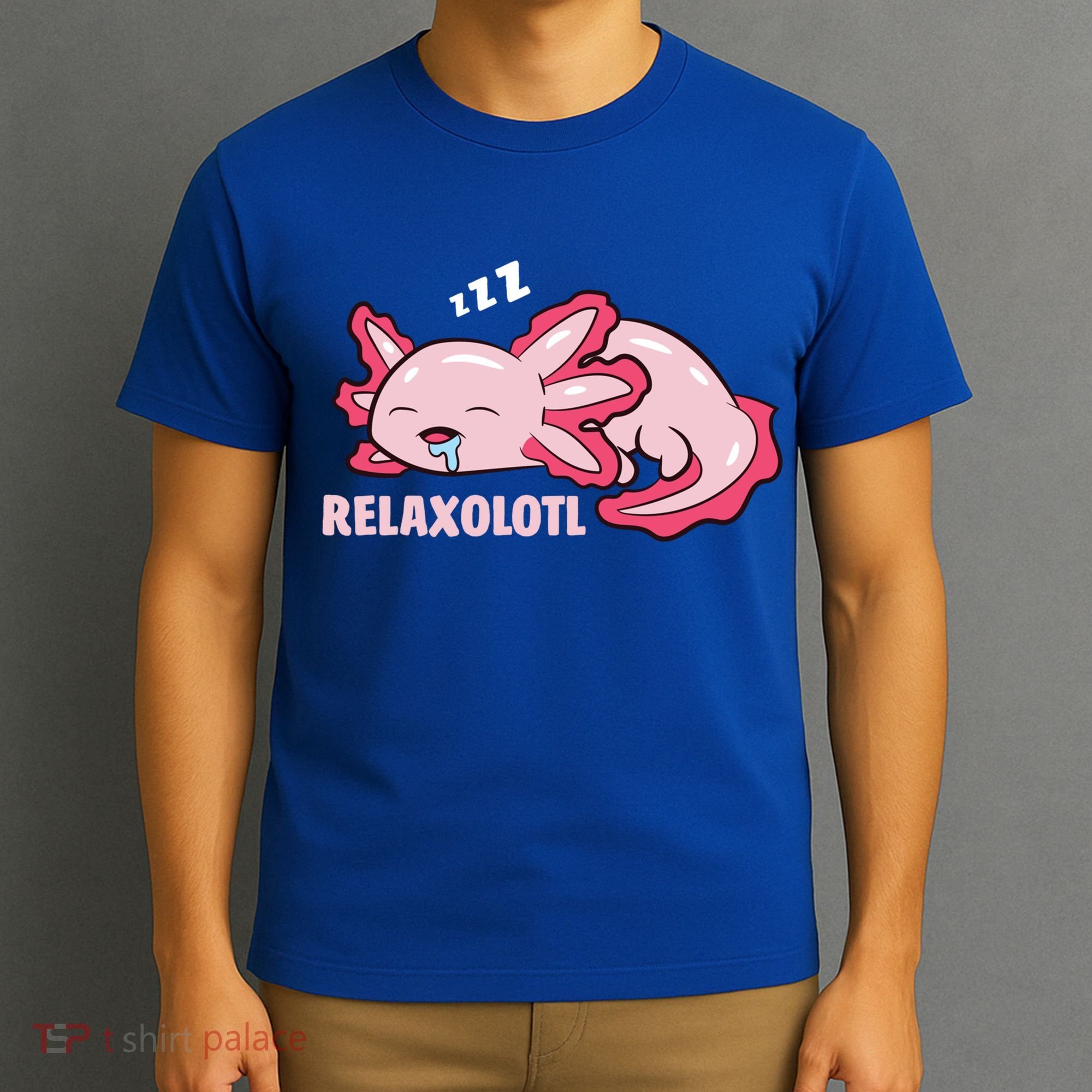 Cute Axolotl Lover Mexican Salamander Relaxolotl Gift T-Shirt
