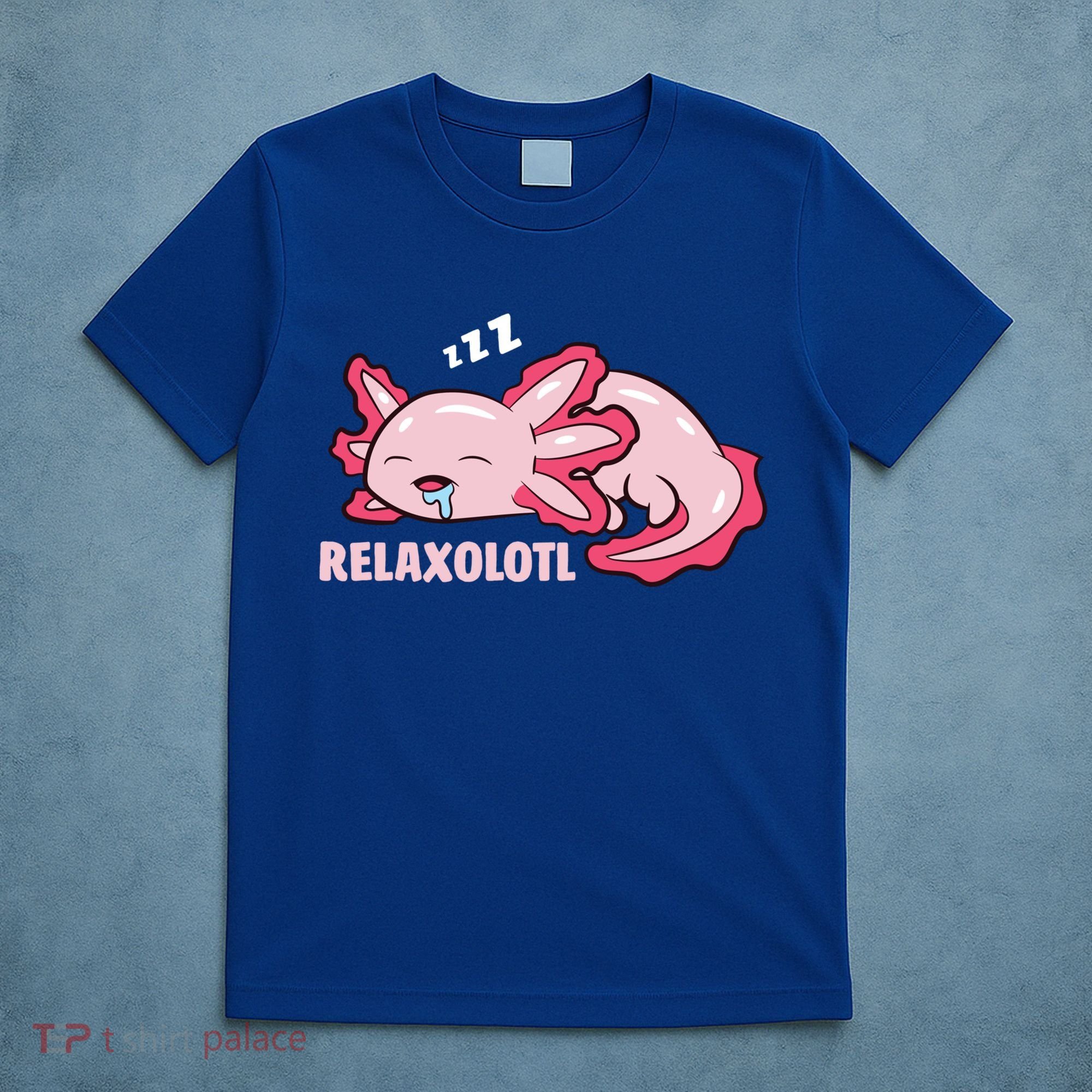 Cute Axolotl Lover Mexican Salamander Relaxolotl Gift T-Shirt
