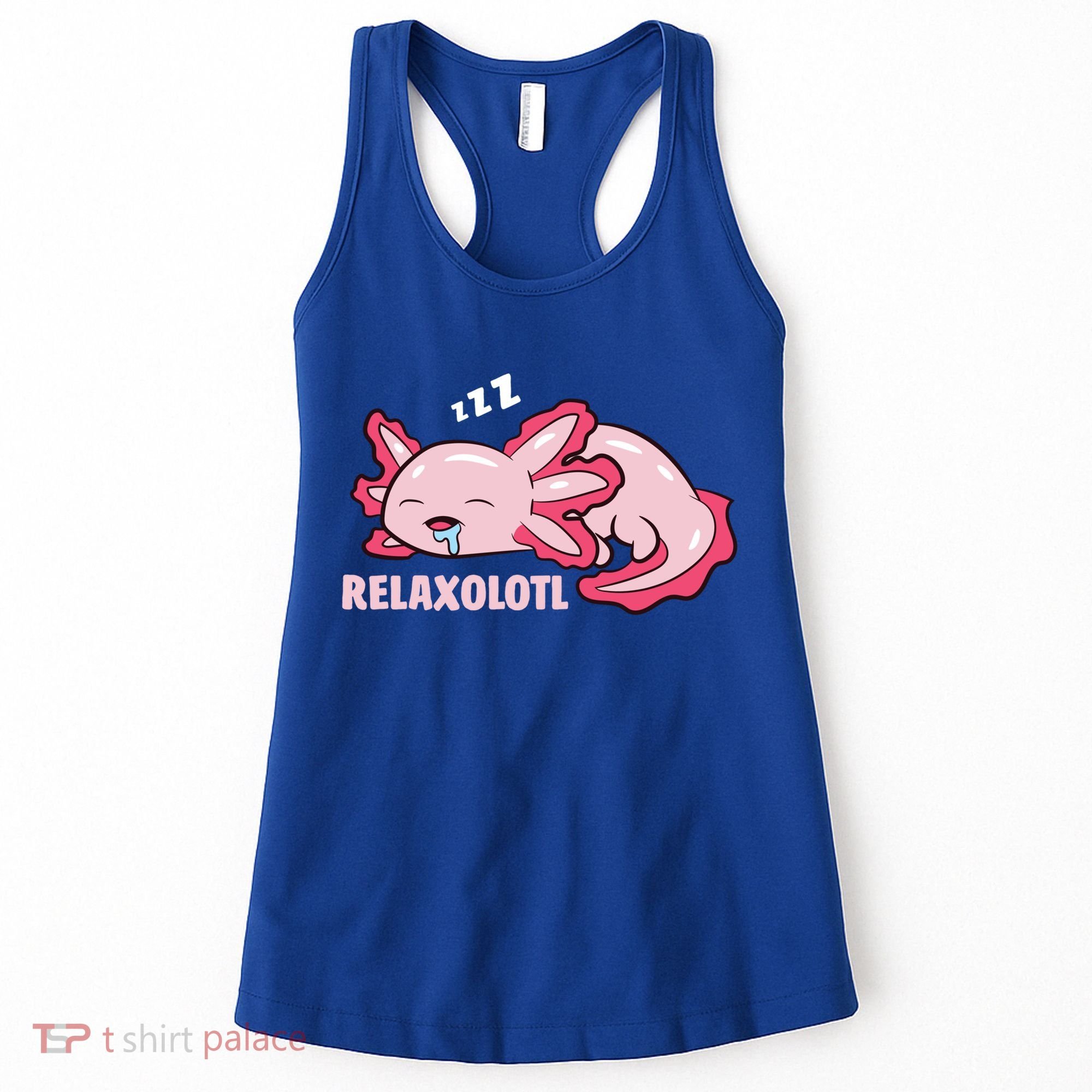 Cute Axolotl Lover Mexican Salamander Relaxolotl Gift Women's Tank Top