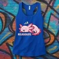 Cute Axolotl Lover Mexican Salamander Relaxolotl Gift Women's Tank Top thumb 3