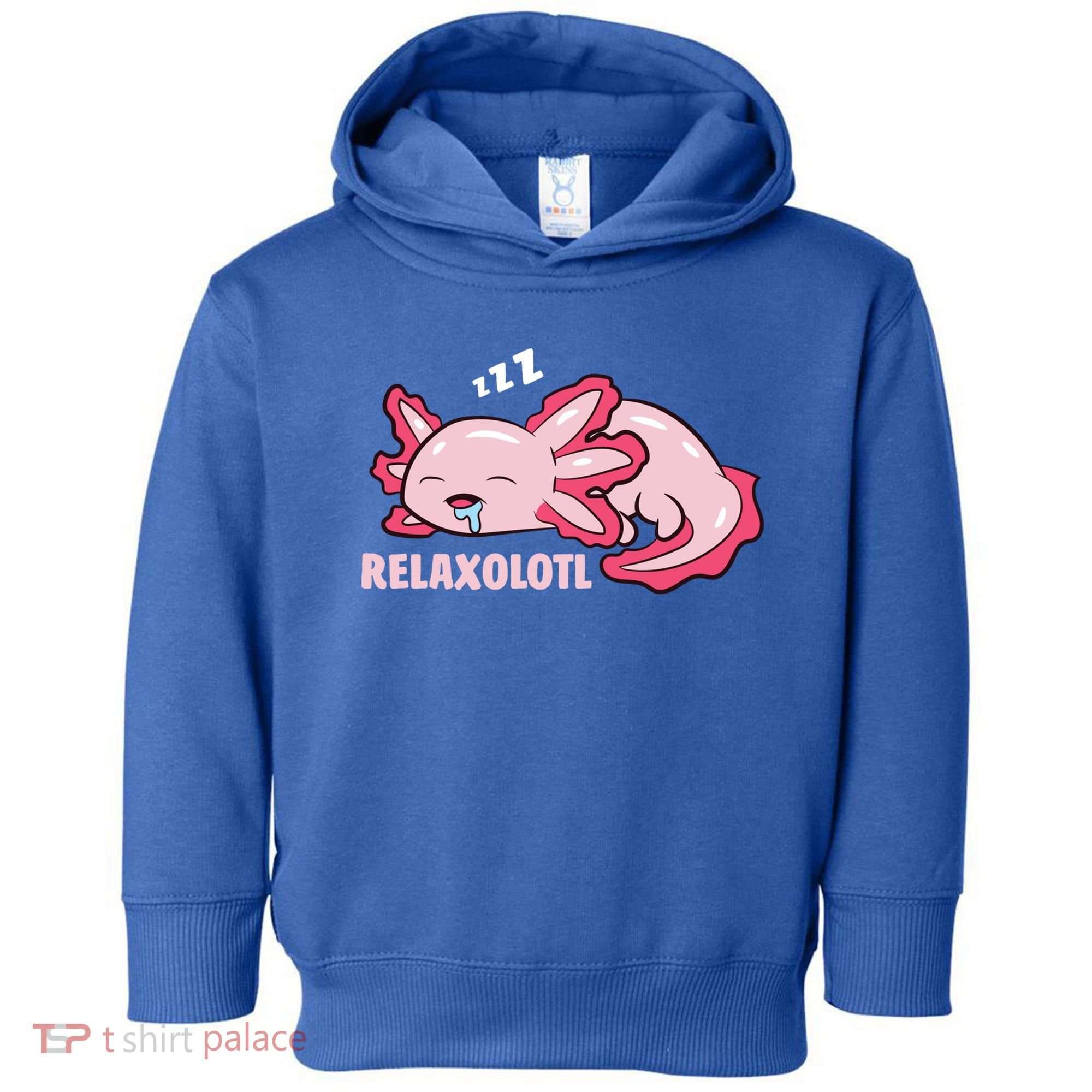 Cute Axolotl Lover Mexican Salamander Relaxolotl Gift Toddler Hoodie