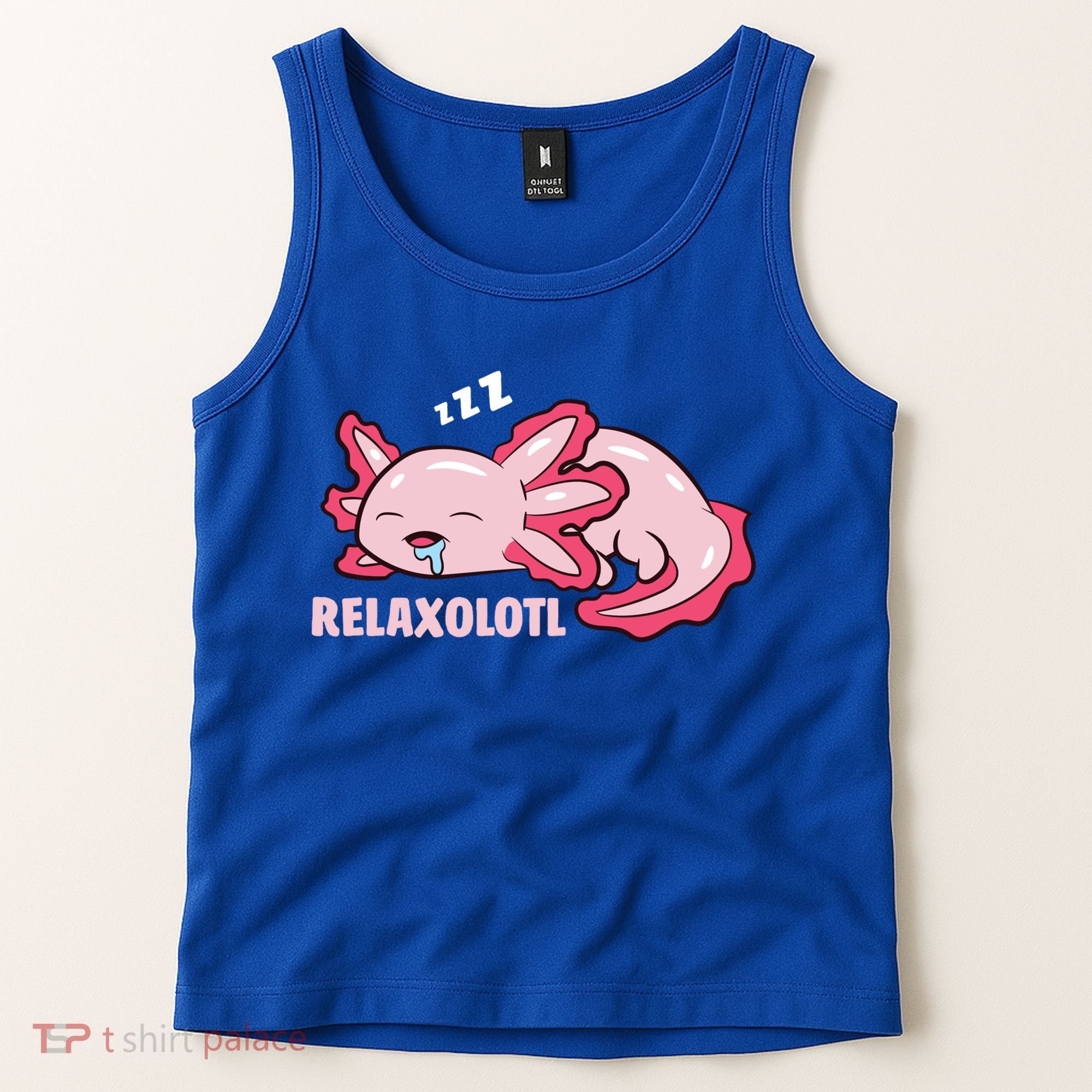 Cute Axolotl Lover Mexican Salamander Relaxolotl Gift Tank Top