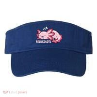 Cute Axolotl Lover Mexican Salamander Relaxolotl Gift Visor thumb 0