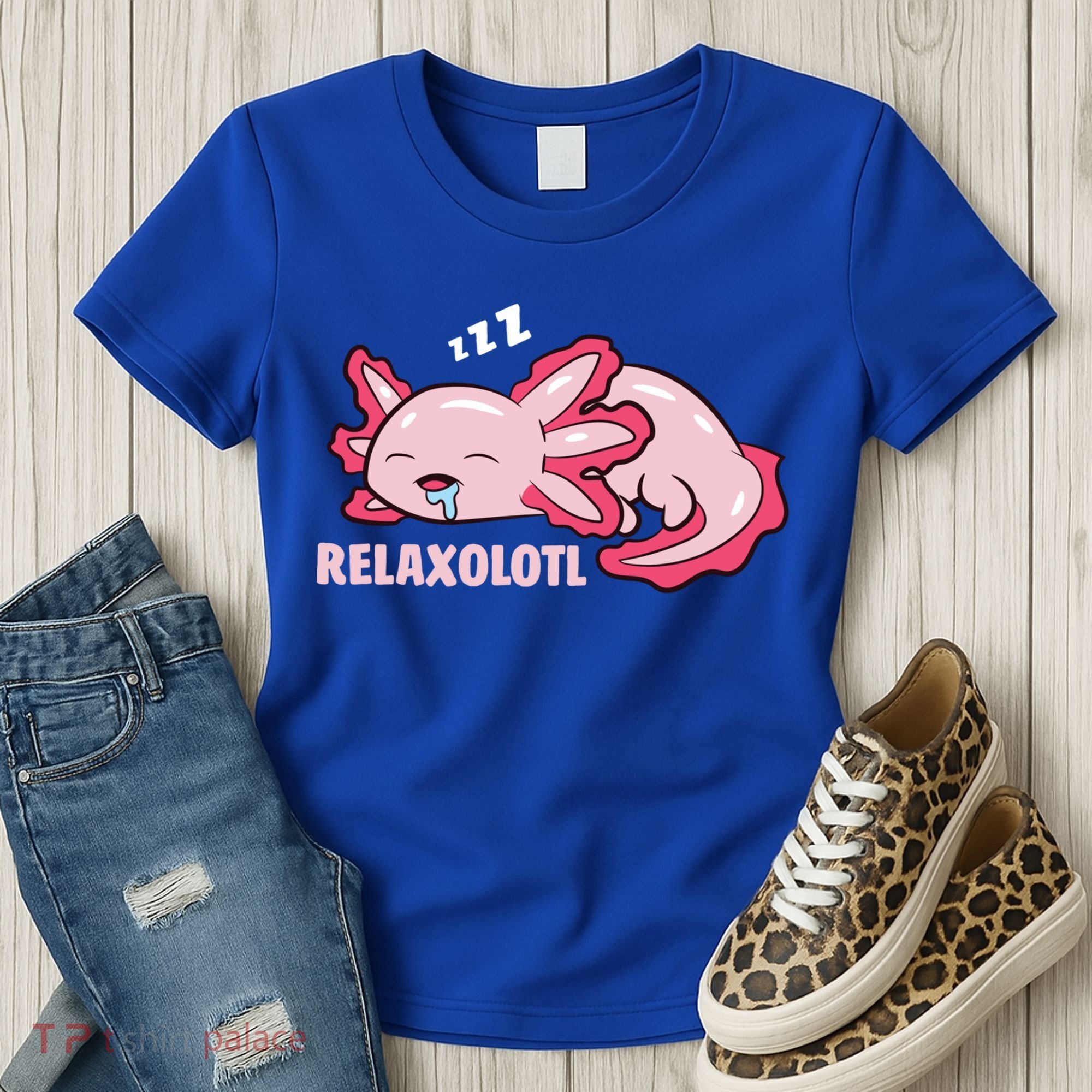 Cute Axolotl Lover Mexican Salamander Relaxolotl Gift Women's T-Shirt