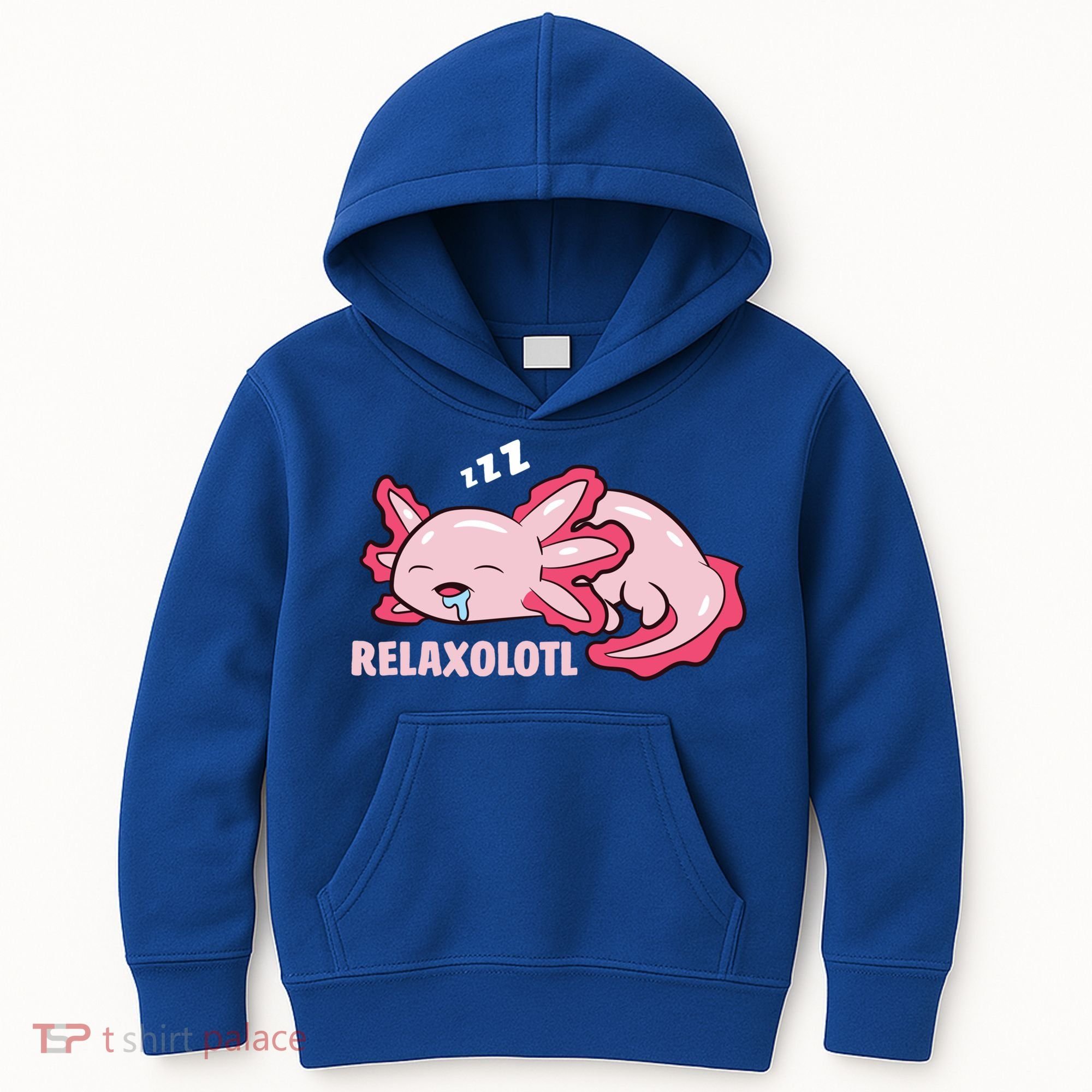 Cute Axolotl Lover Mexican Salamander Relaxolotl Gift Kids Hoodie