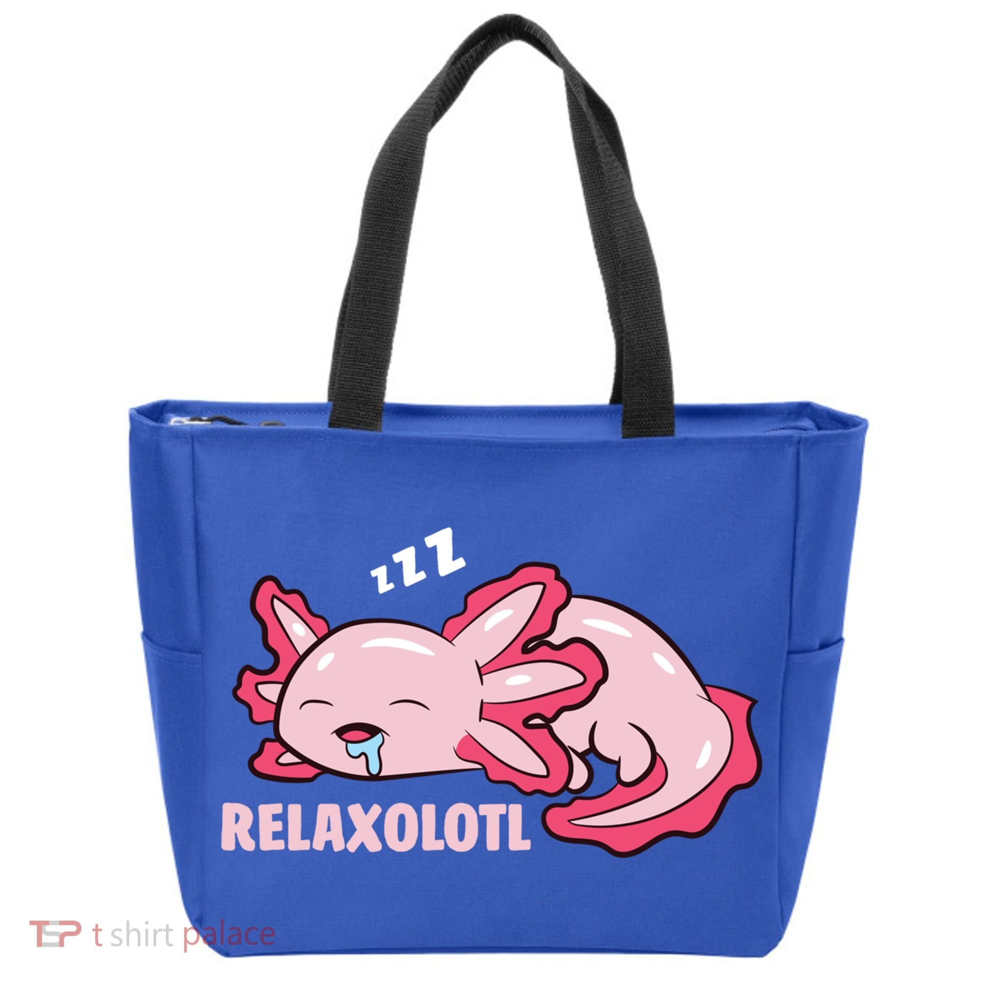 Cute Axolotl Lover Mexican Salamander Relaxolotl Gift Tote Bag