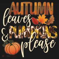 Cute Autumn Leaves And Pumpkins Please Women's Tank Top thumb 5
