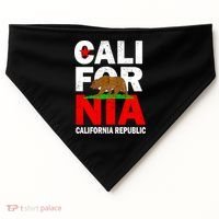 Cali California Republic Logo USA-Made Doggie Bandana thumb 0