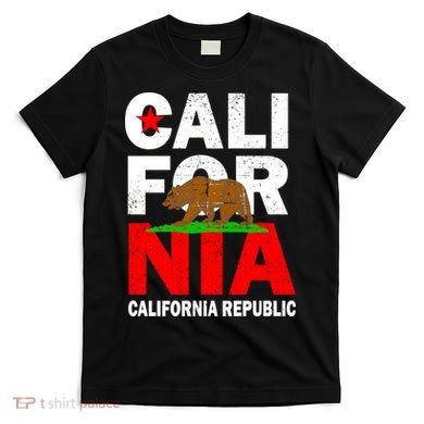 Cali California Republic Logo T-Shirt