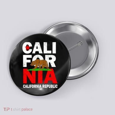 Cali California Republic Logo Button
