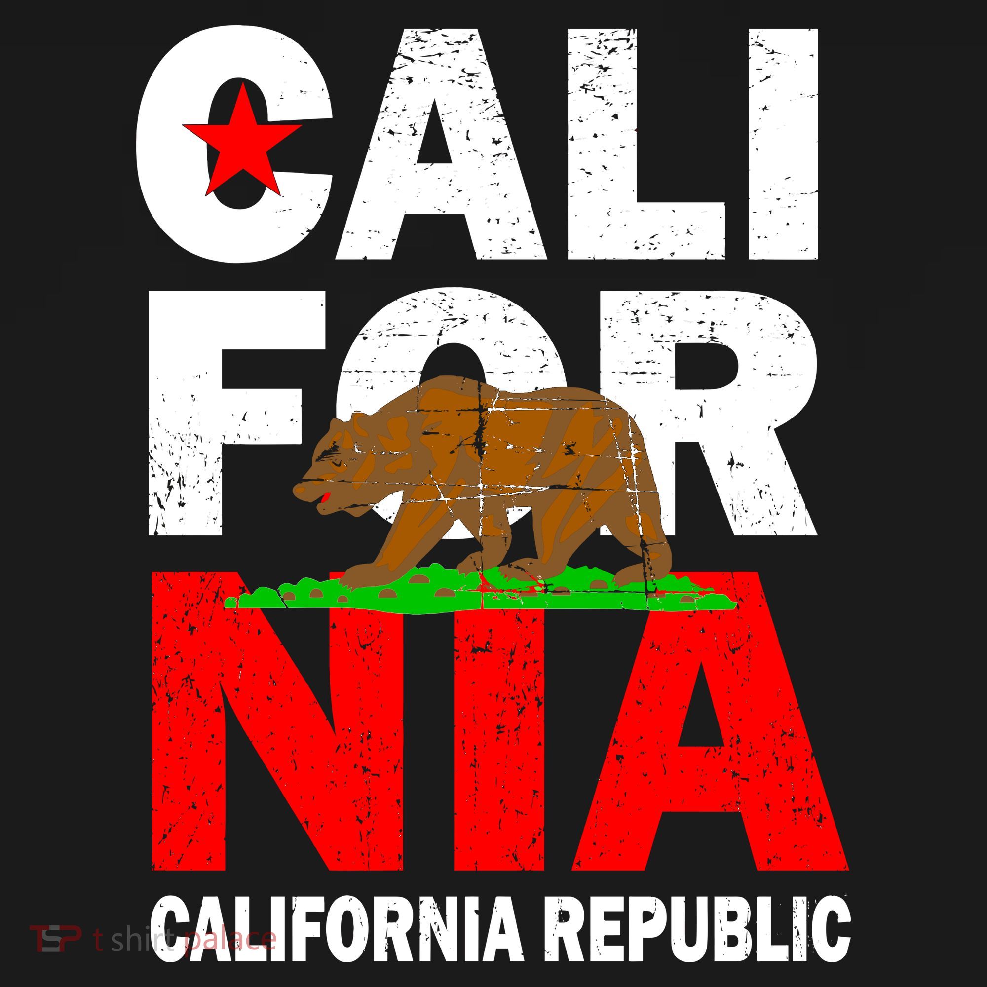 Cali California Republic Logo Pajama Set