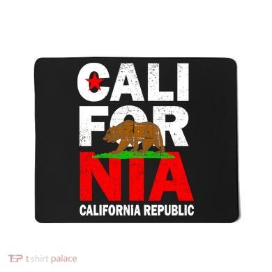 Cali California Republic Logo Mousepad