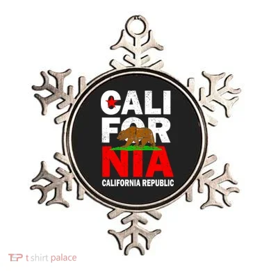 Cali California Republic Logo Ornament