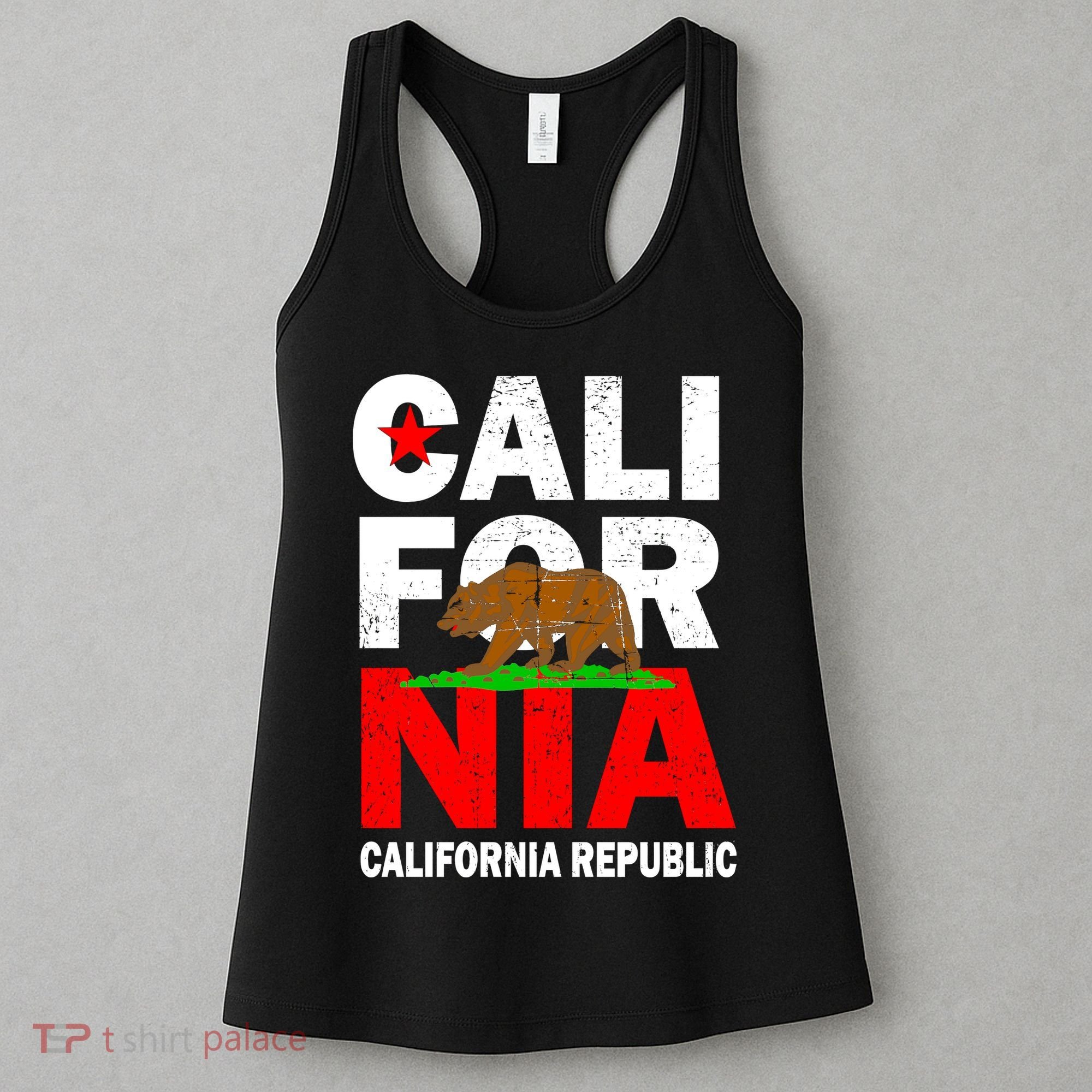 Cali California Republic Logo Women's Tank Top