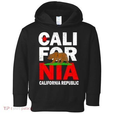 Cali California Republic Logo Toddler Hoodie