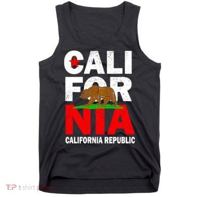 Cali California Republic Logo Tank Top