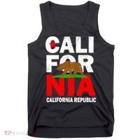 Cali California Republic Logo Tank Top thumb 0