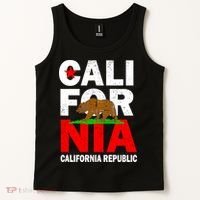 Cali California Republic Logo Tank Top thumb 2
