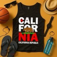 Cali California Republic Logo Tank Top thumb 4