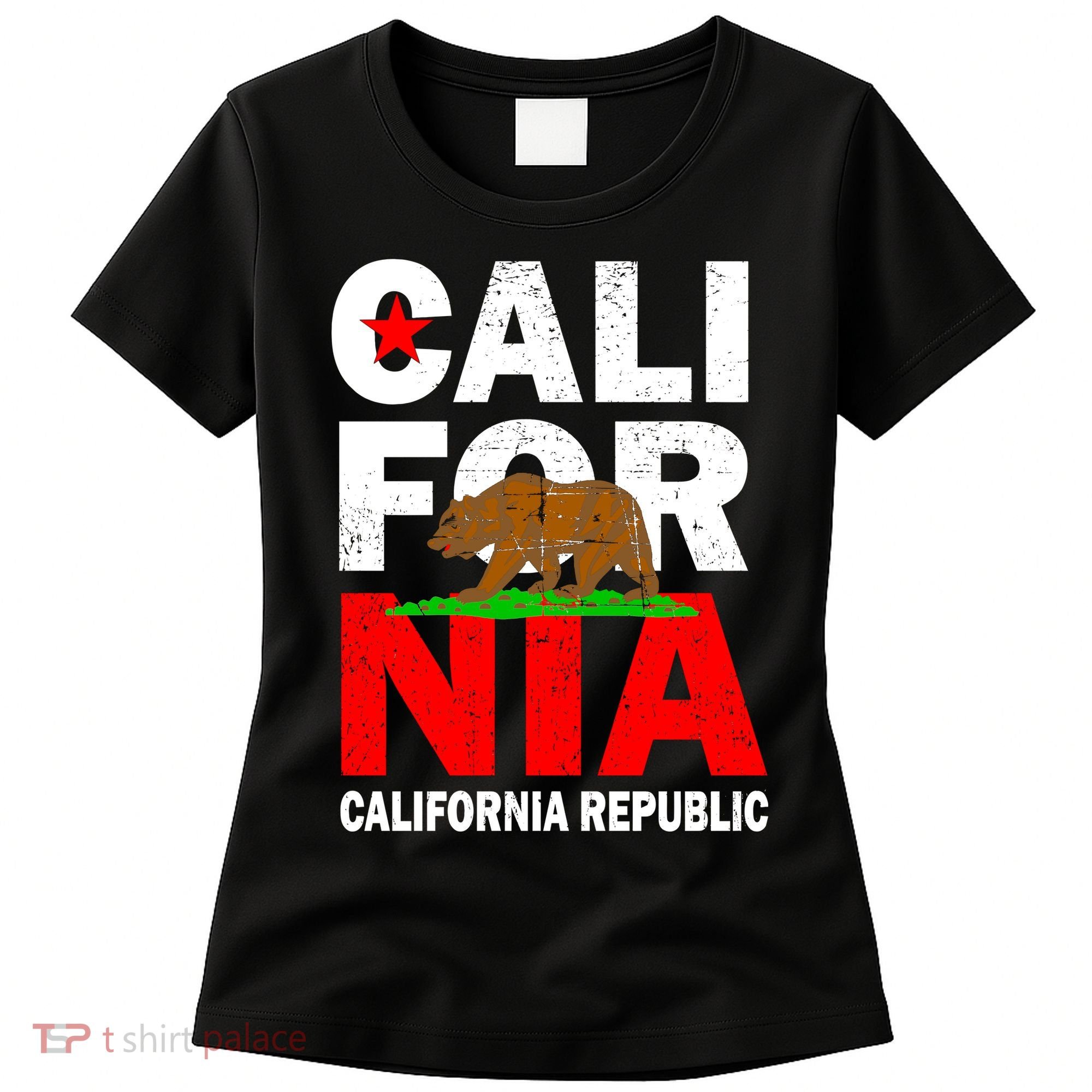 Cali California Republic Logo Women's T-Shirt