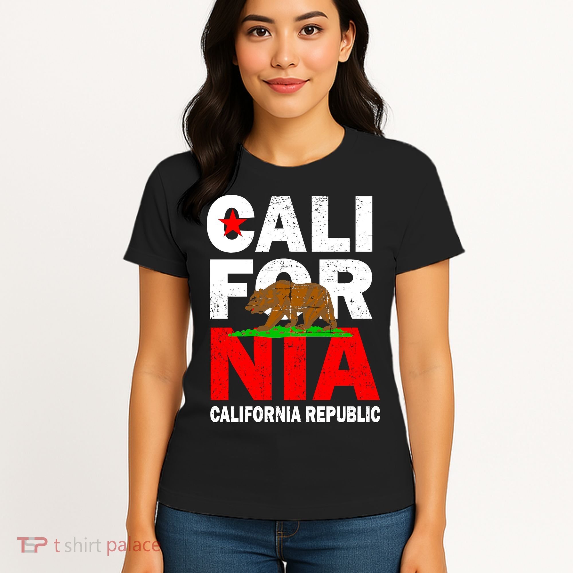 Cali California Republic Logo Women's T-Shirt