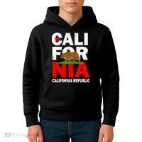 Cali California Republic Logo Kids Hoodie thumb 4
