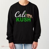 Cali Kush Weed California Republic Women's Sweatshirt thumb 0