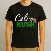 Cali Kush Weed California Republic T-Shirt thumb 3