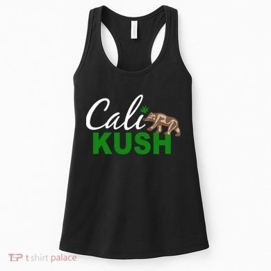 Cali Kush Weed California Republic Women's Tank Top