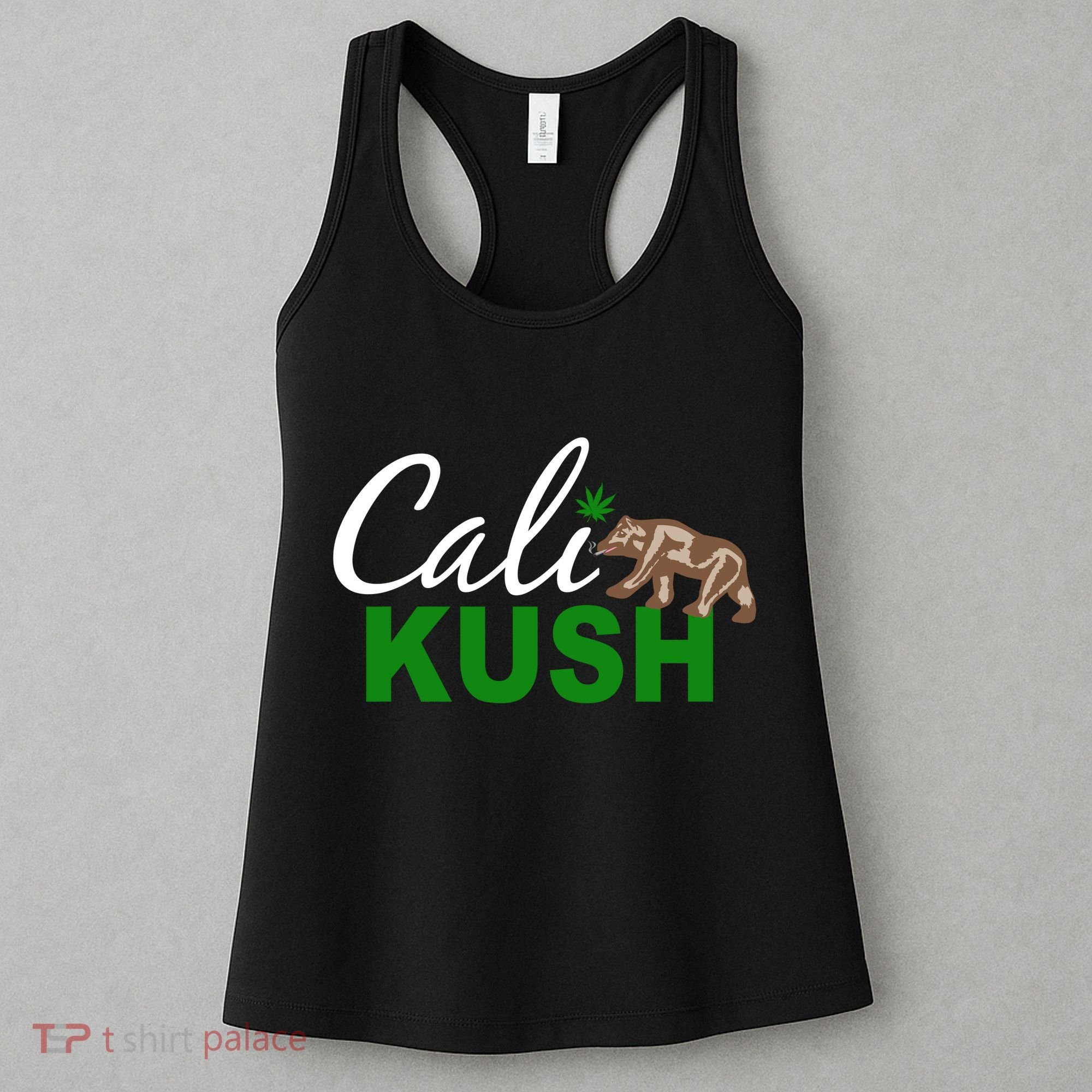Cali Kush Weed California Republic Women's Tank Top