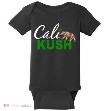 Cali Kush Weed California Republic Baby Bodysuit