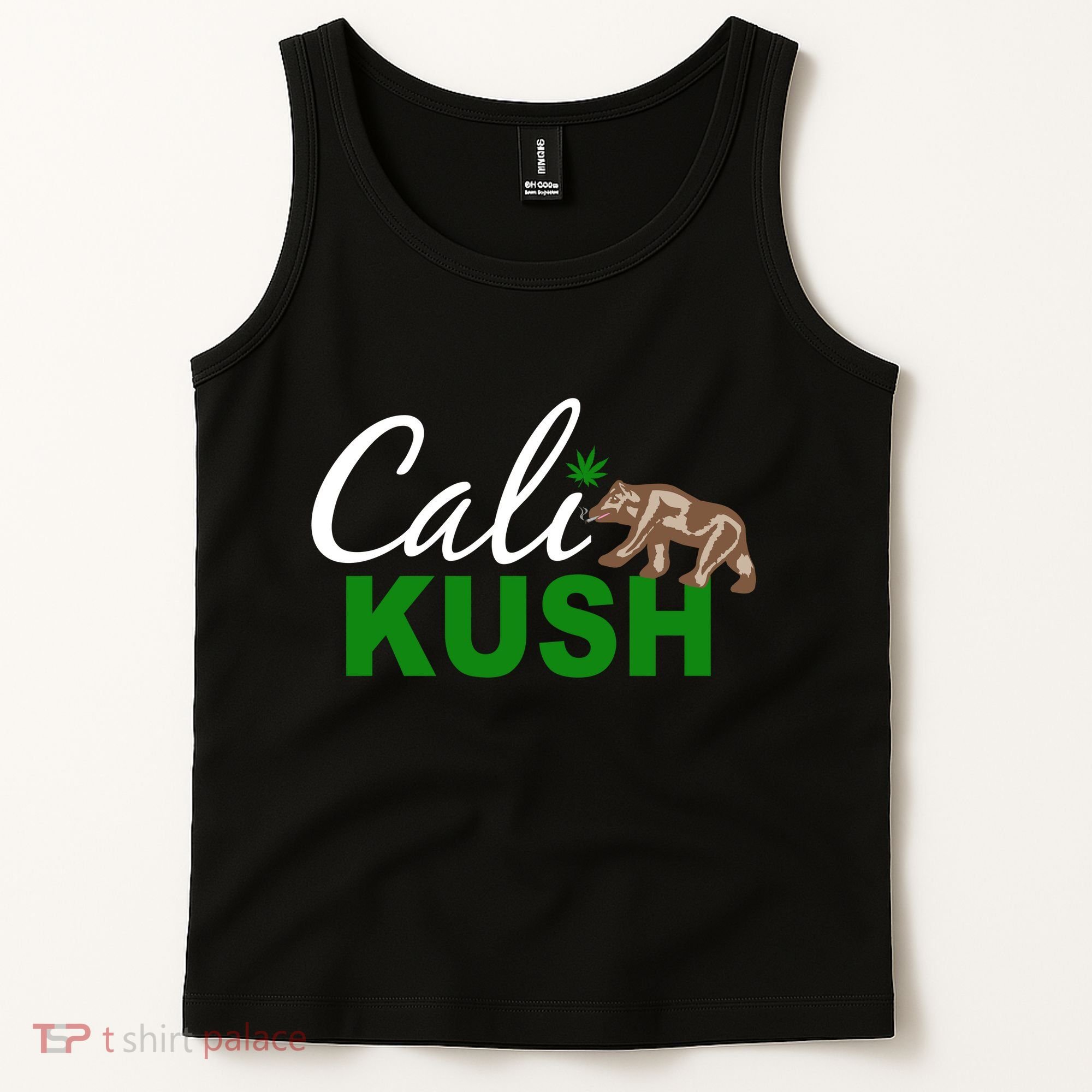 Cali Kush Weed California Republic Tank Top