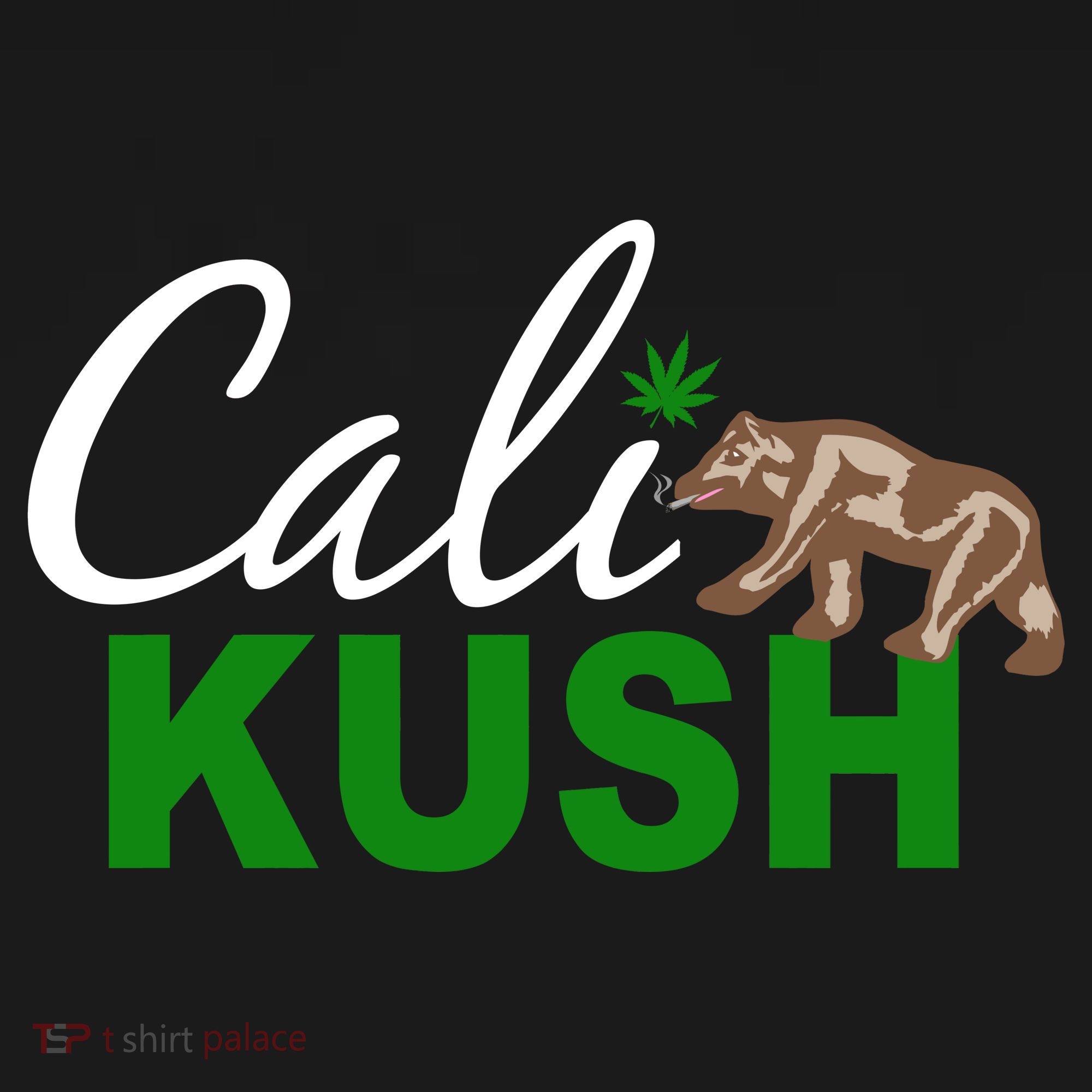Cali Kush Weed California Republic Tank Top