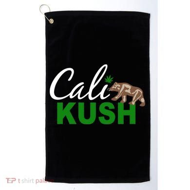 Cali Kush Weed California Republic Golf Towel