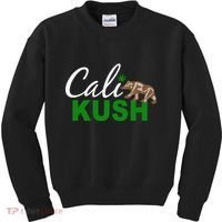 Cali Kush Weed California Republic Kids Sweatshirt thumb 0