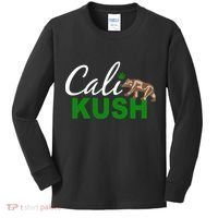 Cali Kush Weed California Republic Kids Long Sleeve Shirt thumb 0