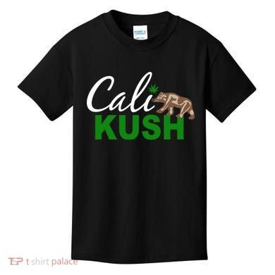 Cali Kush Weed California Republic Kids T-Shirt