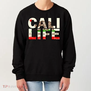 Cali Life Logo Flag Women's Sweatshirt