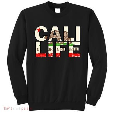 Cali Life Logo Flag Sweatshirt