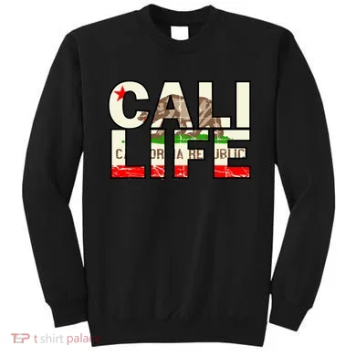 Cali Life Logo Flag Sweatshirt