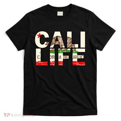 Cali Life Logo Flag T-Shirt