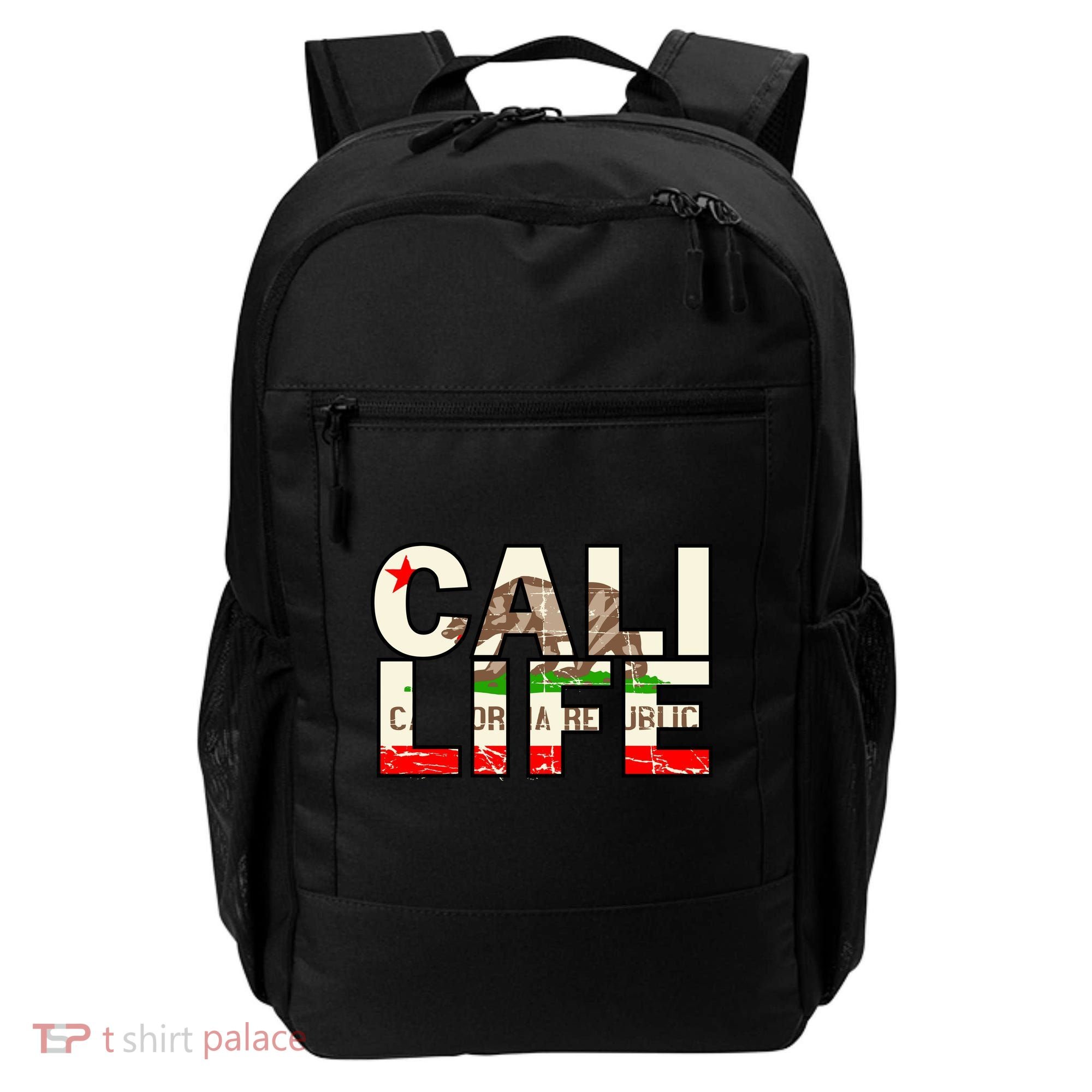 Cali Life Logo Flag Backpack